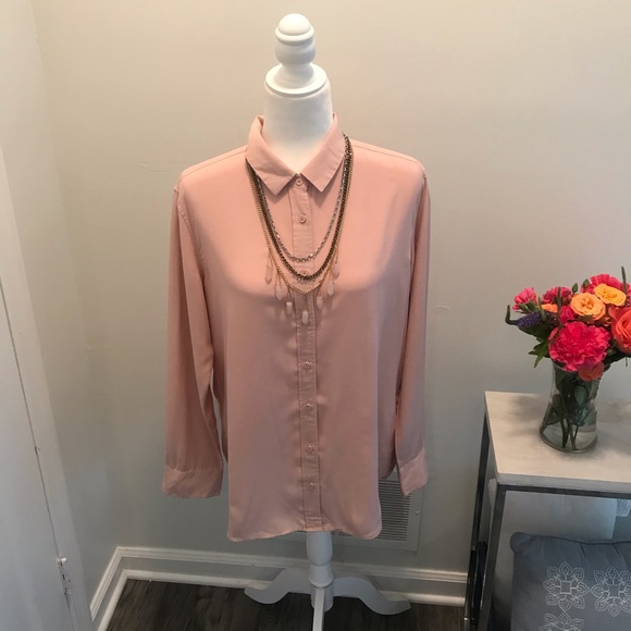 Uniqlo button blouse - Picture 2 of 11